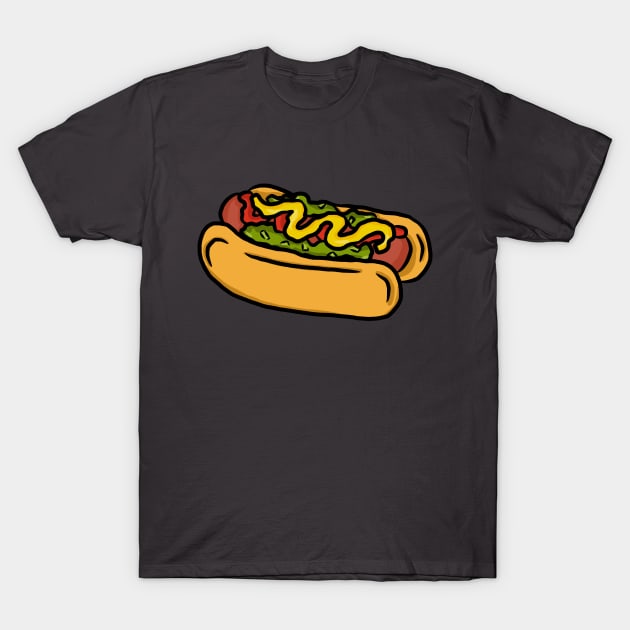 Hotdog Day T-Shirt by RoserinArt